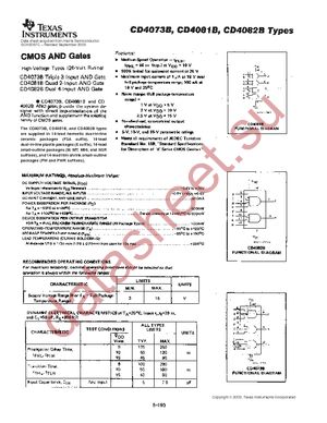 CD4081BPWE4 datasheet  